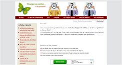 Desktop Screenshot of changer-de-metier.com